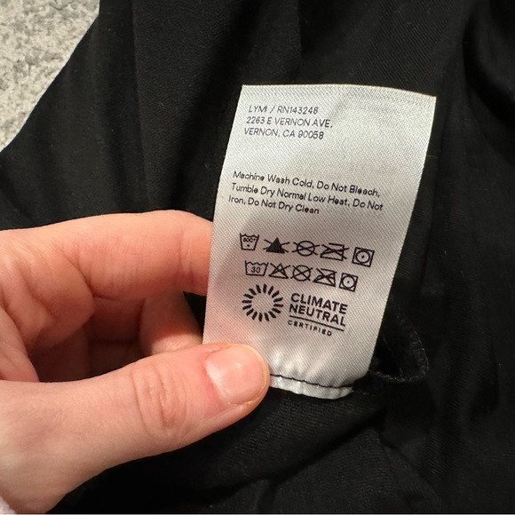 REFORMATION Harlyn Black Cut Out Short Sleeve Maxi Dress Small S NWOT - Picture 8 of 8